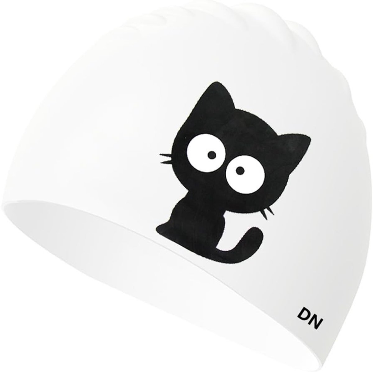 Zwemcap voor Kinderen van Silicoon, Ergonomisch Ontwerp met Cartoonprint, Ideaal voor Training en Duiken, Waterdicht en Comfortabel