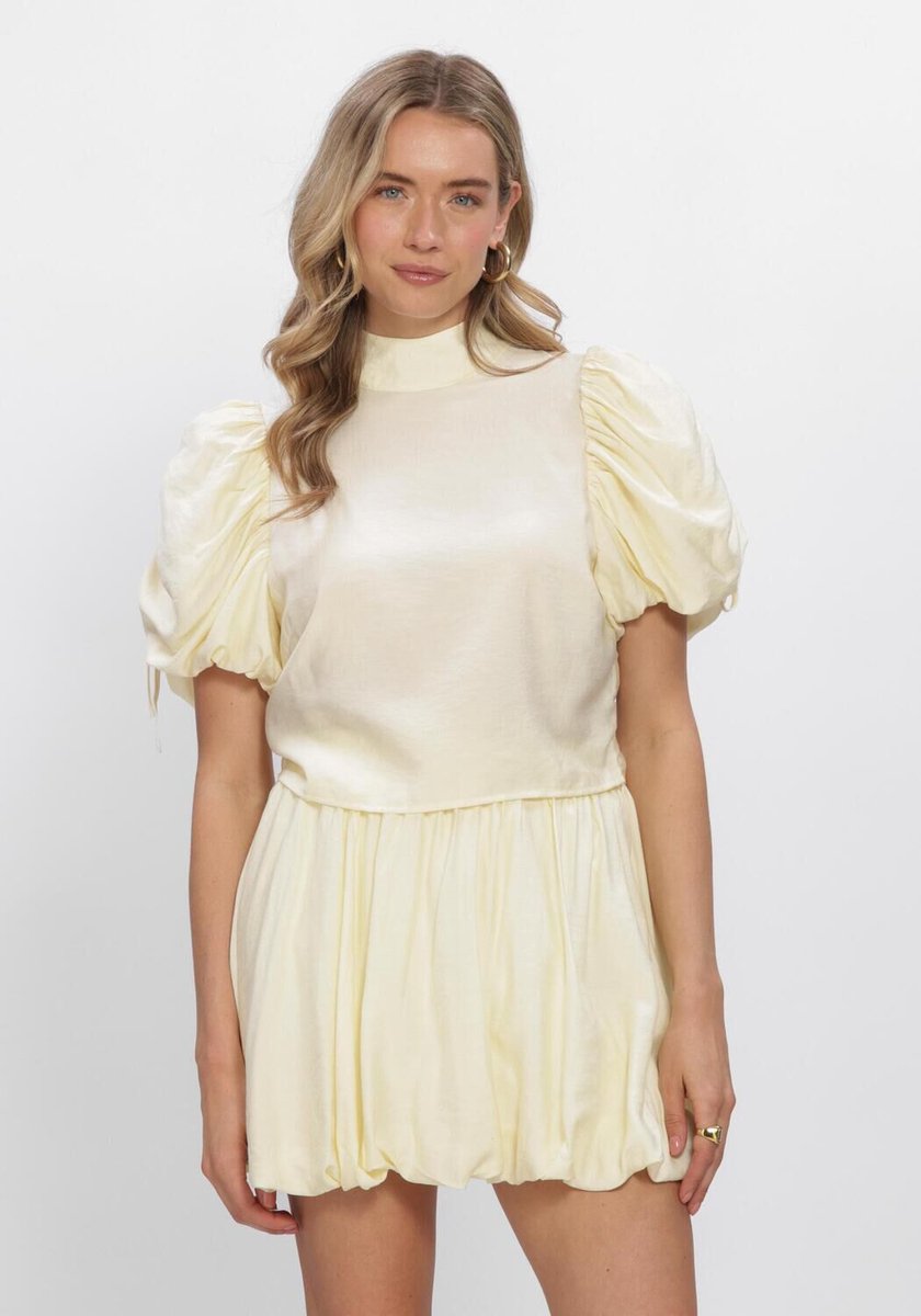 Studio Amaya Dante Top Dames - Jurken - Creme - Maat S