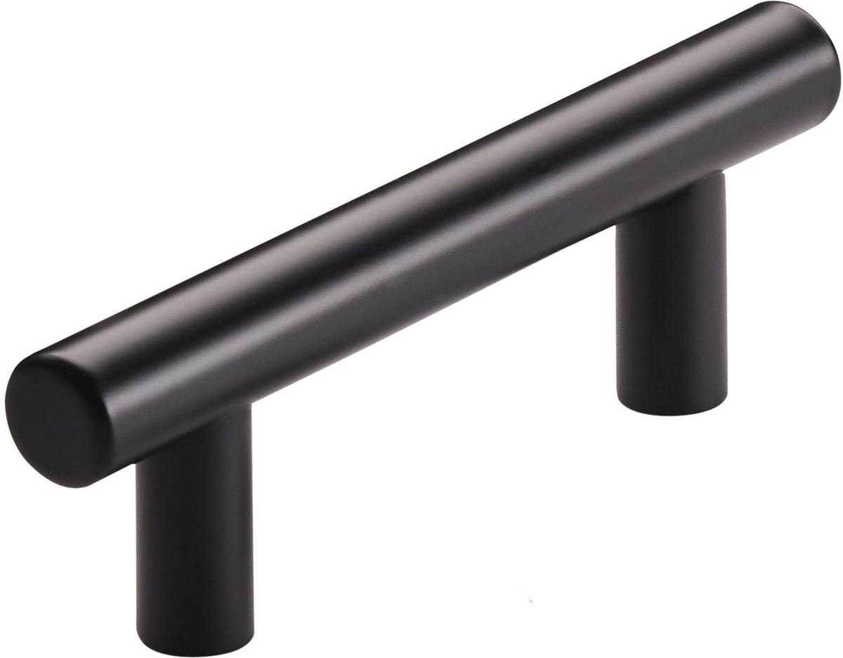 SOTECH Meubelgreep G17 boorafstand 64 mm Ø 12 mm RVS SS201 zwart