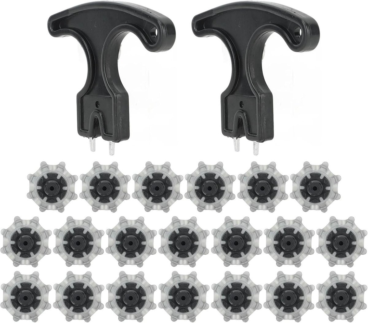 20 Stuks Golf Schoenspikes, Antislip Vervangingen met Nageltrekker voor Golf Schoenen, Ideaal voor Grip en Stabiliteit