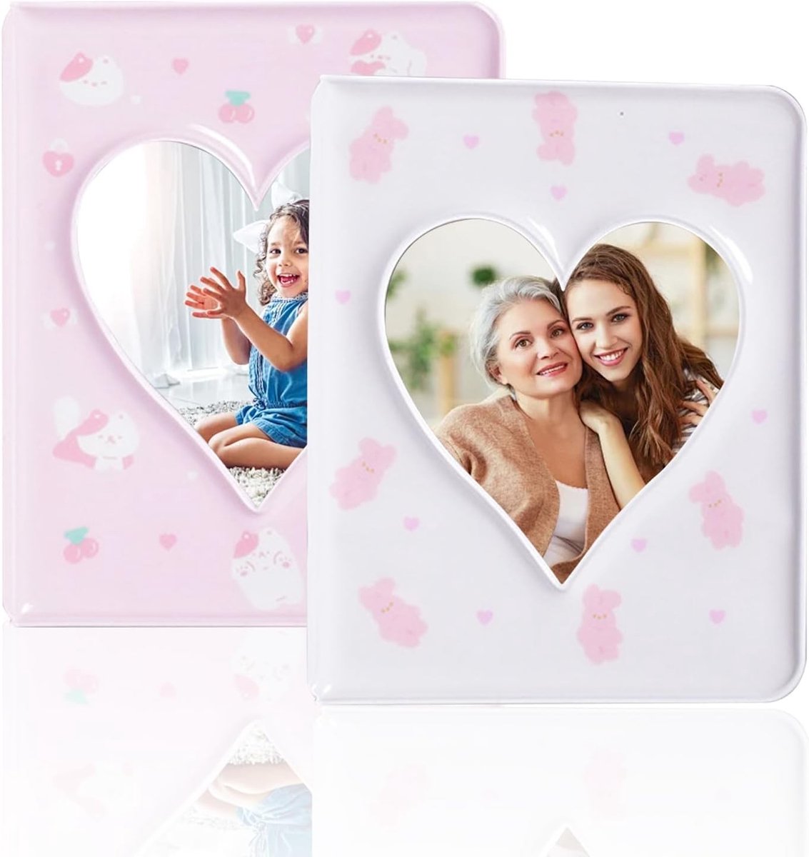 2-delige set met 72 vakken voor fotokaarten, compacte en modieuze organizer voor ID-kaarten en verzamelkaarten, ideaal voor Kpop-fans en opslag van foto's