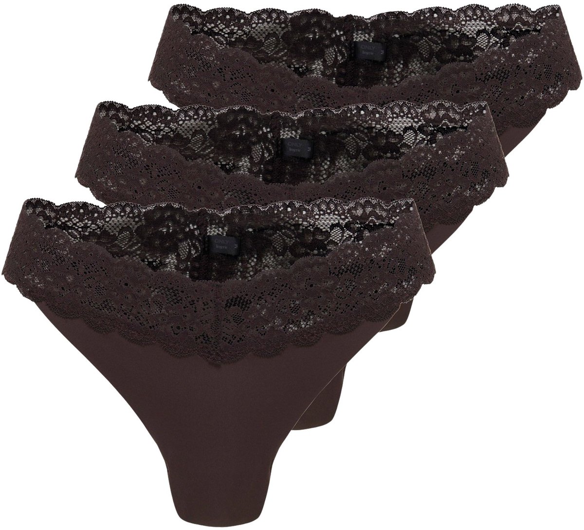 Only Chloe Lace String Dames (3-pack)