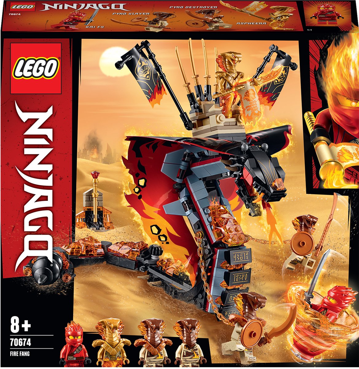 Bol.com LEGO NINJAGO Fire Fang 70674 aanbieding