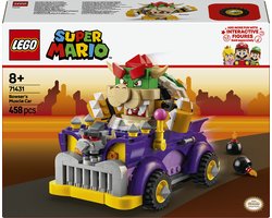 LEGO 71431 Super Mario Uitbreidingsset: Bowsers bolide Speelgoed Auto met Poppetje