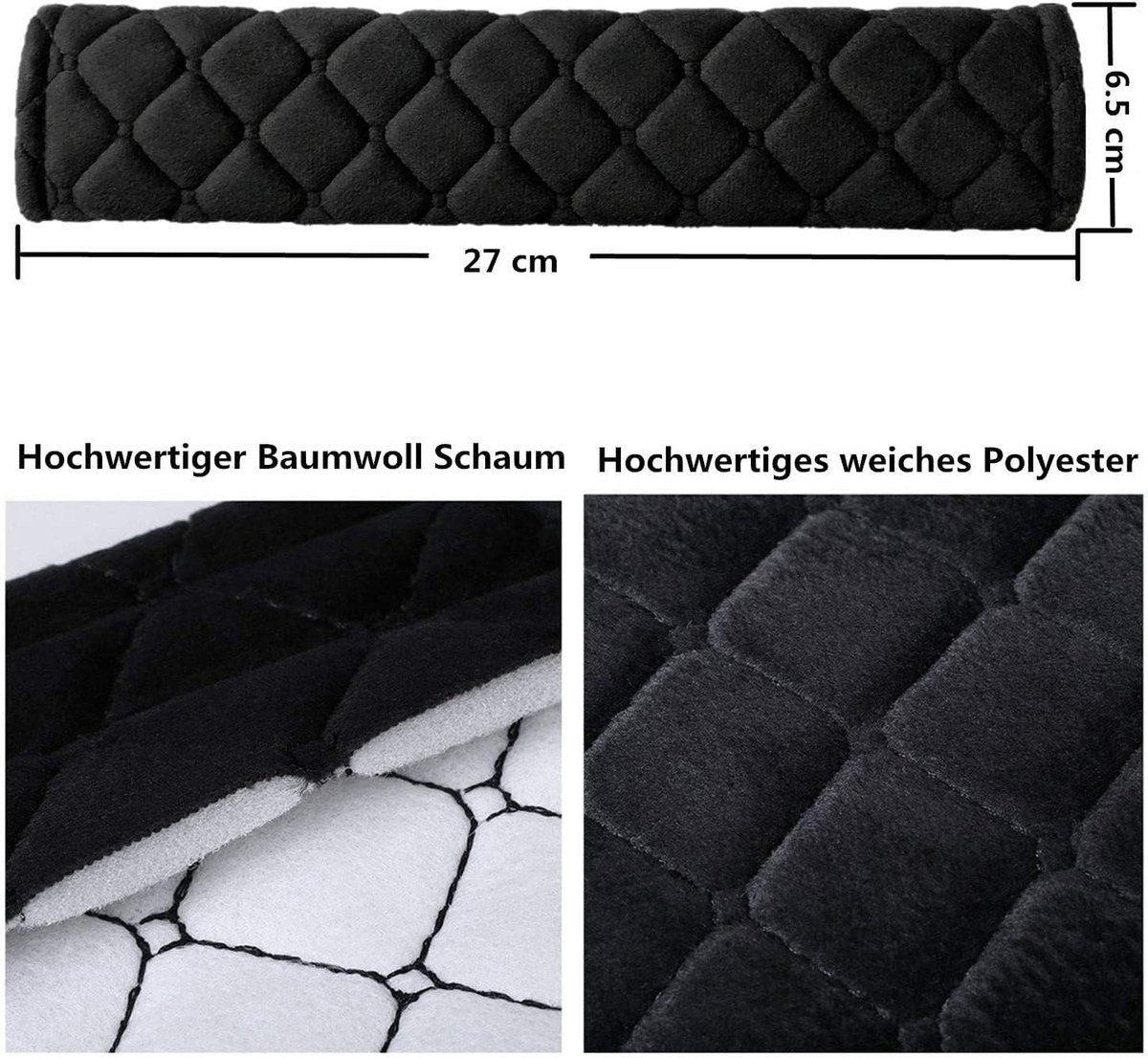 Zachte en Wasbare Autogordel Kussens - 2 Stuks Premium Veiligheidsgordel Pads voor Comfort en Bescherming