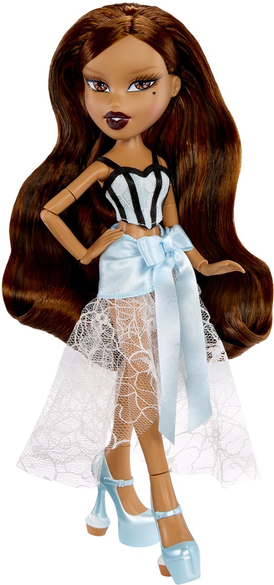 Bratz Stylin’ Birthdayz-modepop Yasmin met aanpasbaar T-shirt voor jou en accessoires — afbeelding 3