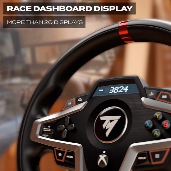 Racestuur - Race Wiel Gaming - Sim Racing - Dynamische Force Feedback - 45.5 x 36 x 31 cm - Zwart — afbeelding 4