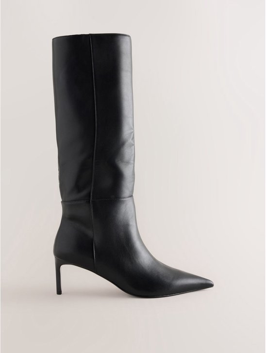 Next - Dames - Forever Comfort® knielaarzen met puntneus - Zwart