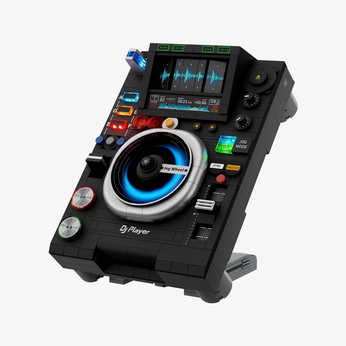 Pantasy, 3D Bouwblokjes, Retro collection, DJ Player, 85037, 16x19,3x20,8