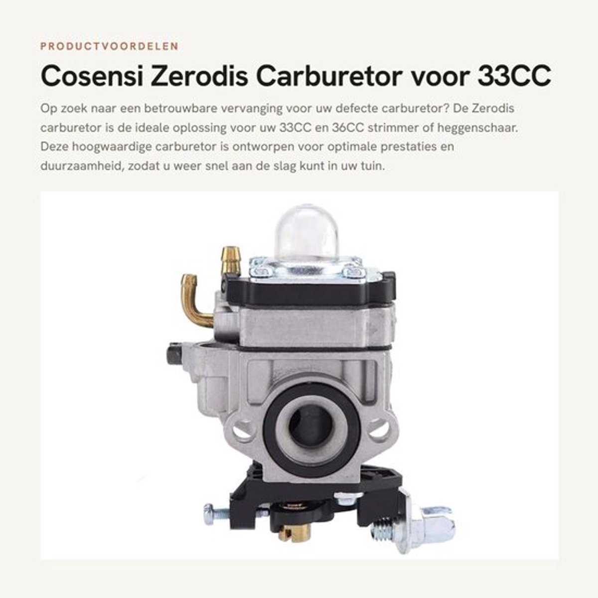 Dailygoods- Carburateur Vervangingsonderdeel - Carburateur Synchronisatie Set