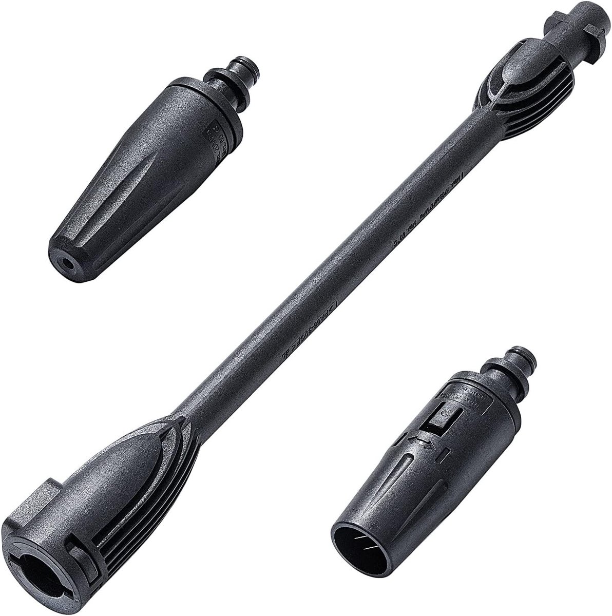 Hogedrukspuit Lansen met Verstelbare Nozzle en Vervangbare Mondstukken voor Karcher K2 K3 K4 K5 K6 K7 - Dual-Function Vuilblaster en Roterende Extensie
