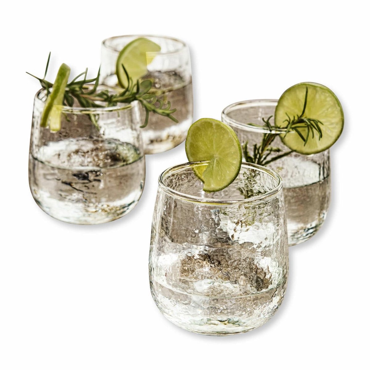 LOBERON Glas set van 4 Valters helder