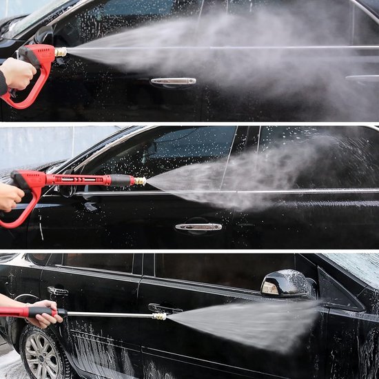 Hogedrukspuit met 5 Kleuren Spuitmonden en Verlengstuk voor Auto, Tuin en Ramen Reinigen — afbeelding 5