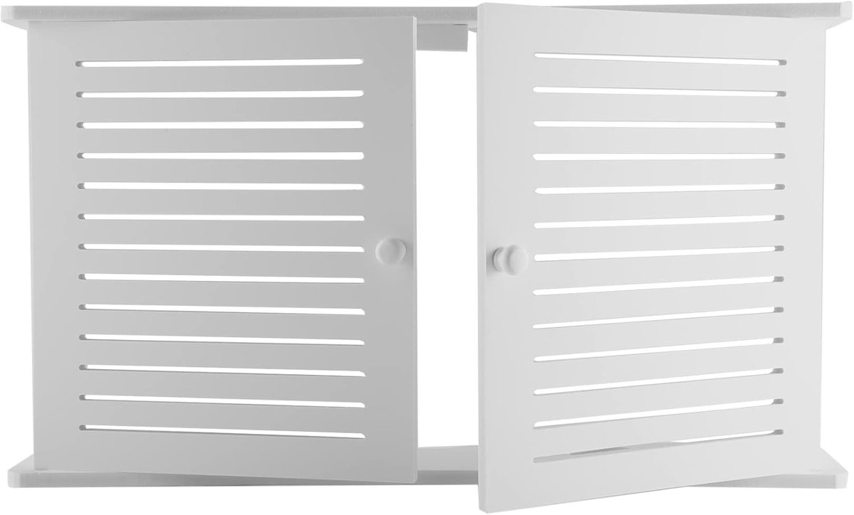 Wifi-router opbergdozen kabel draad houder muur behang stekker plank plank plank -dubbele deur