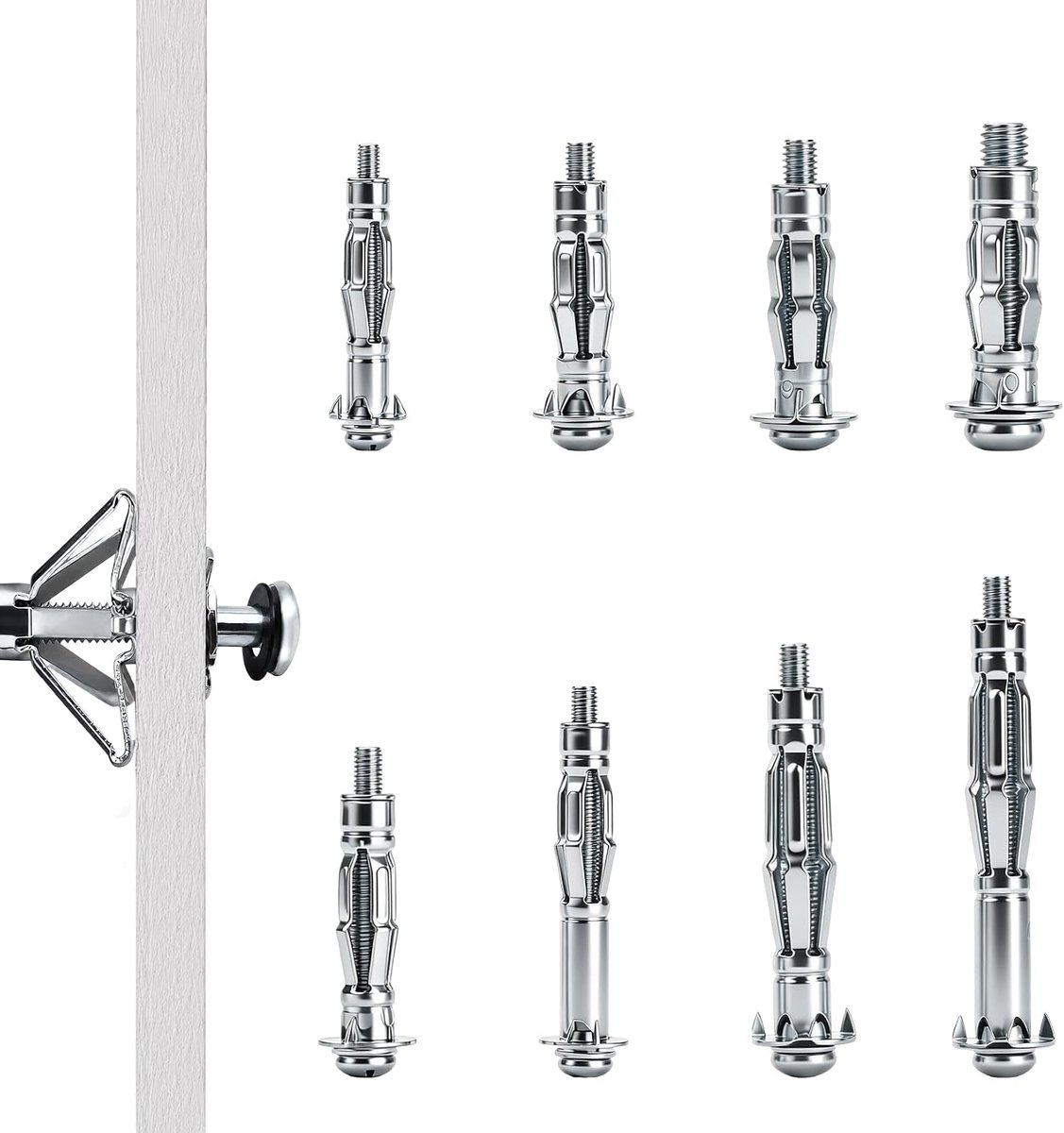 60 stuks M4 M5 M6 M8 holle pennen van metaal