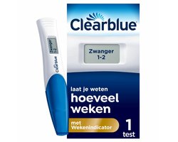 Clearblue - Zwangerschapstest met Wekenindicator - 2 x 1 stuk - Voordeelverpakking