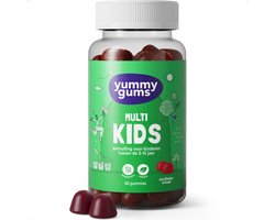 Yummygums • Multivitamine KIDS gummies • Suikervrij • Vitamine D kinderen • 60 gummies