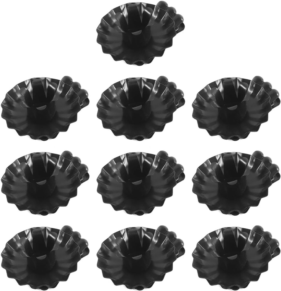 10pcs Zwart Metalen Kaars Cliphouders voor Kerstboomdecoratie