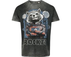 Guardians Of The Galaxy Rocket Heren T-shirt - donkergrijs - L
