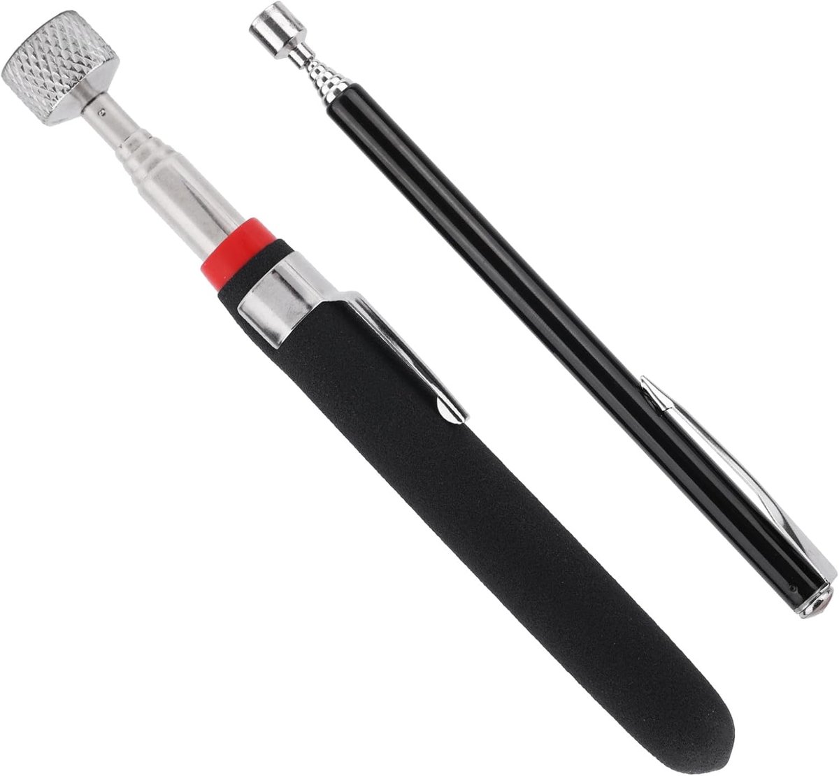 Magnetische Grijpset, 2LB en 10LB Uitschuifbare Magneetstaaf Duurzaam Intrekbaar Magnetisch Gereik voor Schroeven Moeren Bouten Garage en Auto Gebruik