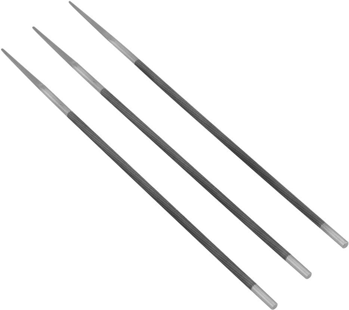 Dailygoods- Kettingzaagkettingvijlen Set van 3 - 3/16 (4,8 mm) - Tuingereedschap - Houtbewerking - Precisieslijpgereedschap - Optimale zaagprestaties