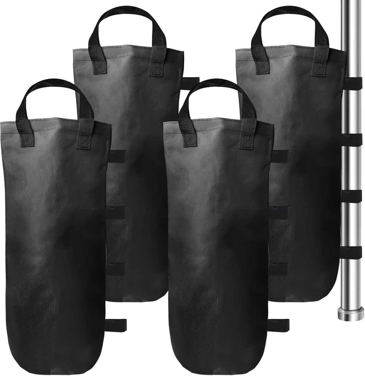 Dailygoods- Zandzakken Waterdicht - Zandzakken voor Paviljoen - Zandzakken met Klittenbandsluiting - Opvouwbaar - Duurzaam - 600D Oxford Doek - Gewich