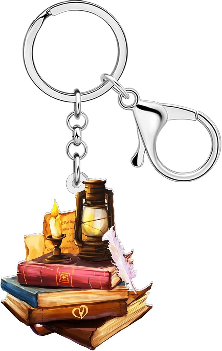 Vintage Boek Sleutelhanger Sleutelhanger Boek Liefhebber Geschenken Voor Bookworm Bookish Nerd Lezers Vrouwen Portemonnee Accessoires Charms