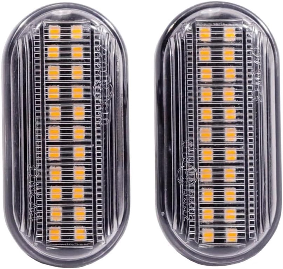 LED zijknipperlichten voor Megane Clio Kangoo voor Opel Movano Vivaro voor Dacia Logan Duster Lodgy voor Smart Fortwo 453 (helder)