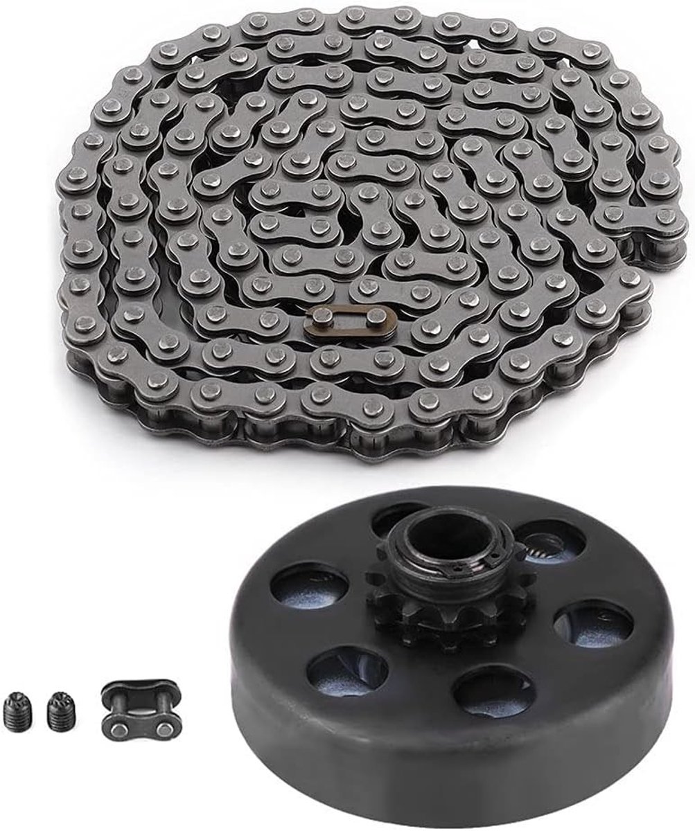 Centrifugale koppeling voor kart met 3/4" boring en 10 tanden, geschikt voor #40/41/420 ketting, mini fiets, go-kart en motoren tot 6.5PK