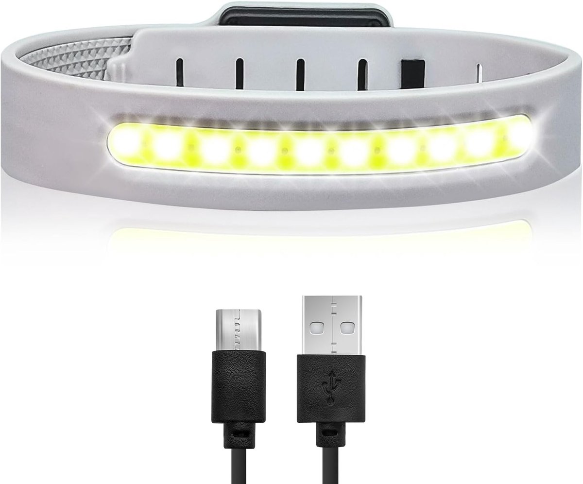 Hardlopen, 3 instelbare lichtmodi, waterdicht, PVA, hardloopaccessoires, licht en comfortabel, nachtveiligheid voor hardlopen, fietsen, wandelen