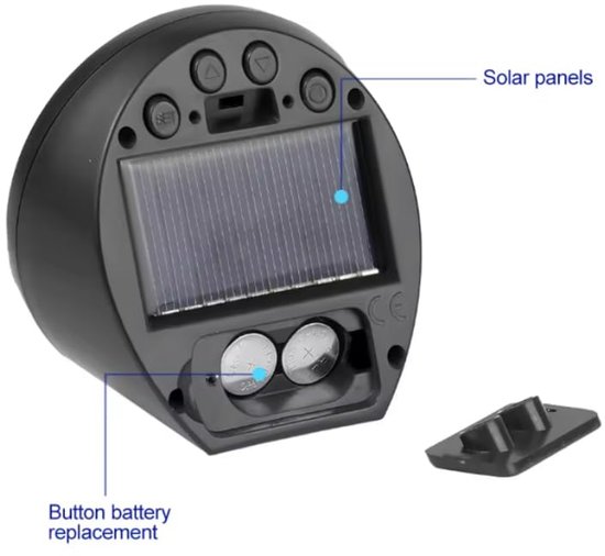 Autoklok, thermometer, digitale autotemperatuur, dashboardklok, zonne-energie auto, digitale klok, datum week, toepasselijk voor voertuigen, auto's, boten, kantoren, autoklok op zonne-energie — afbeelding 5