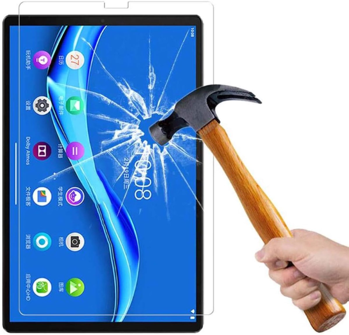 Beschermglas folie voor Lenovo Tab M10 Plus TB-X606 10,3 inch tablet display bescherming displayglas