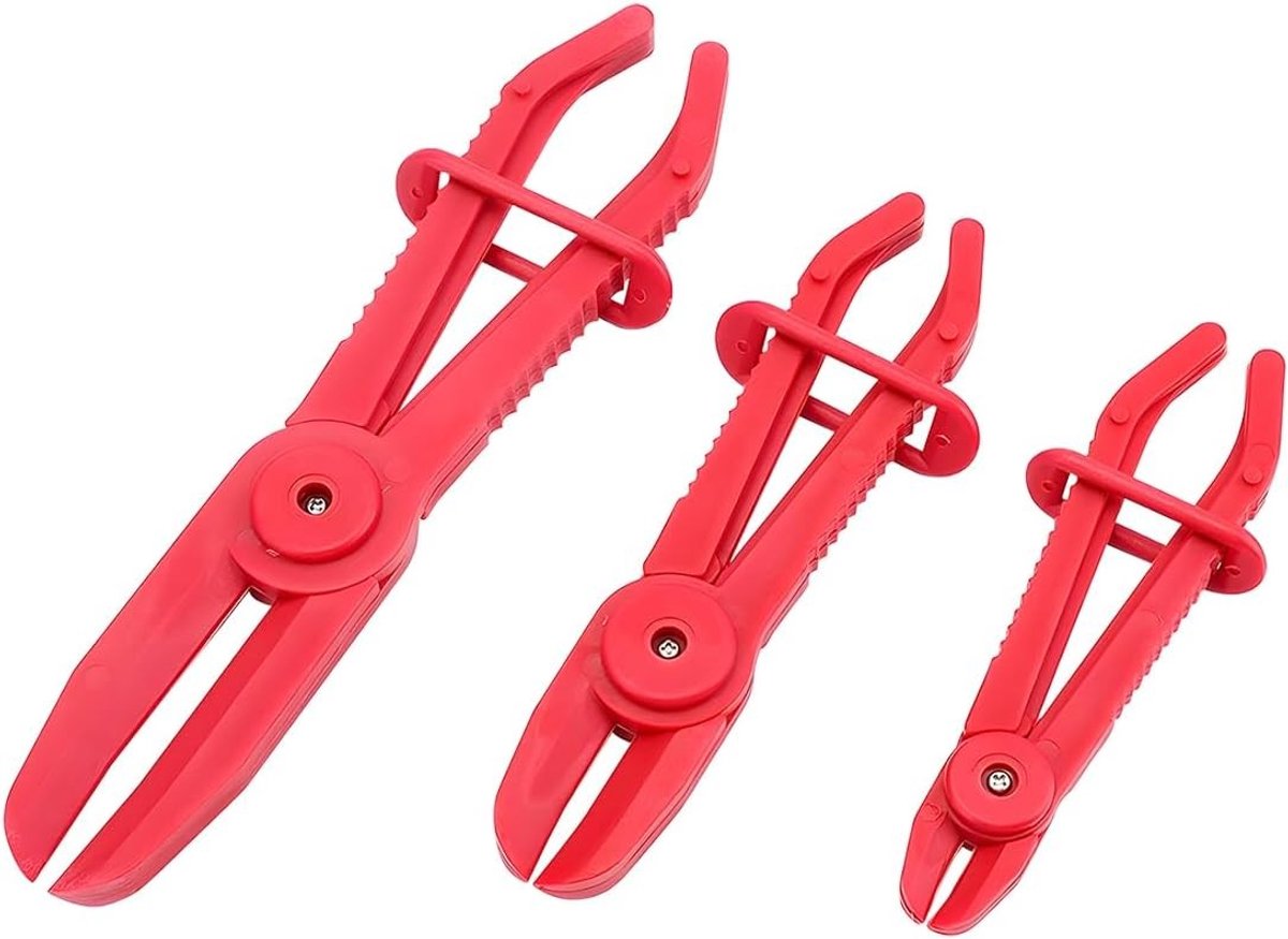 Set van 3 Slangenknijpers voor Flexibele Slangklemmen, Perfect voor Buizen en Remslangen, Handgereedschap voor Klussen en Onderhoud