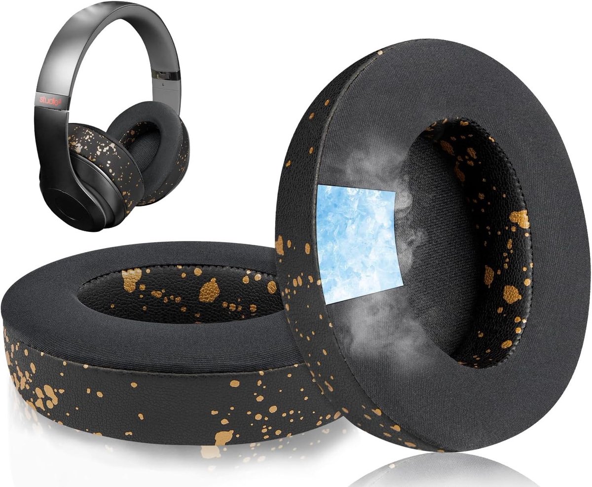 Comfortabele Vervangende Oorkussens voor Beats Studio 2 & 3, Gel Gevuld, Geluidsisolerend en Hoogwaardige Schuimkwaliteit