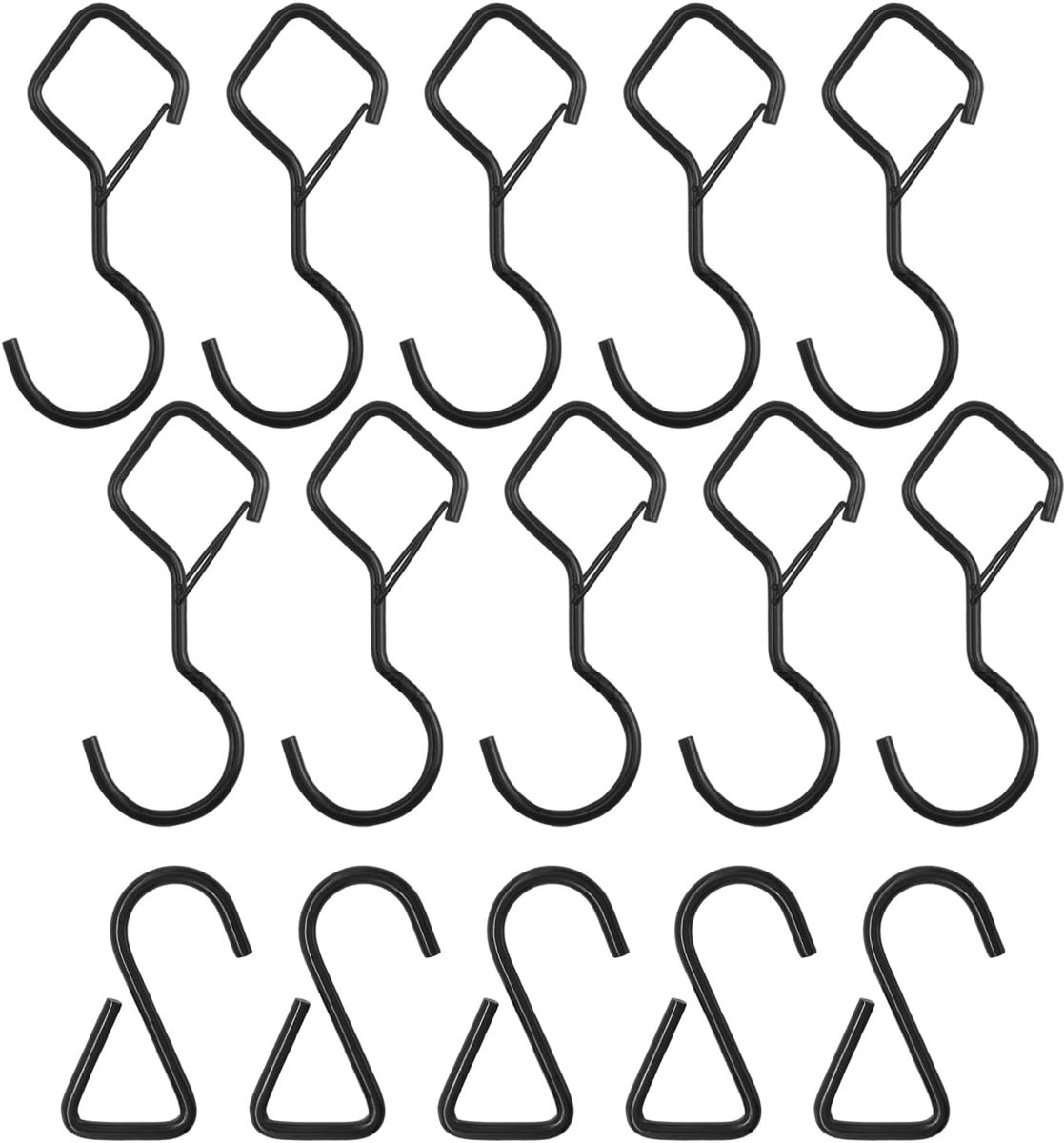 Haken, Anti-Daling Hangende Veiligheidsgespen, Speciale Haken Voor Bindende Riemen, De Haken Van De Bloemmand Hangende Ketting, Huishoudenpunten (Diamant, Driehoek).