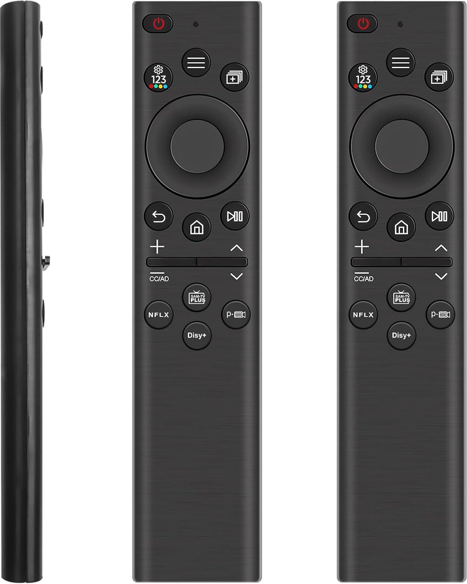 2 stuks BN59-01385A Vervangende afstandsbediening compatibel met alle Samsung tv's LED QLED UHD SUHD HDR LCD Smart TV's, Disney, Prime Video, Netflix, Samsung TV Plus