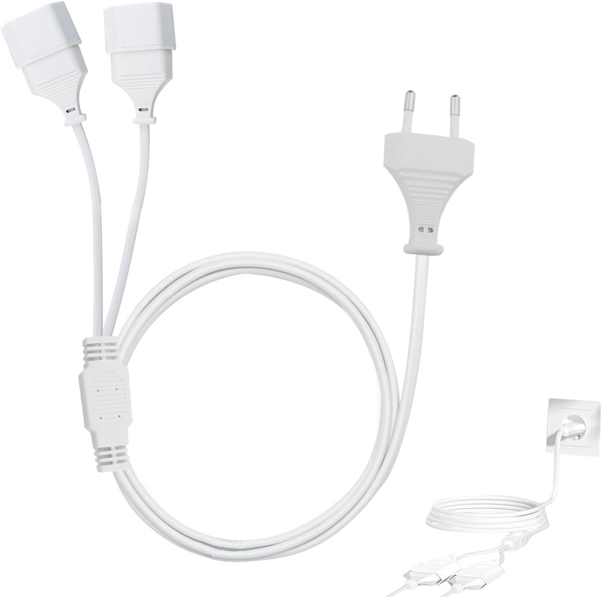 3M, 2-in-1 type C verlengkabel, wit