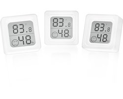 3 stuks ARCELI thermometer indoor hygrometer digitale mini LCD thermometer kamerhygrometer thermometer thermometer thermometer leuke wandthermometer