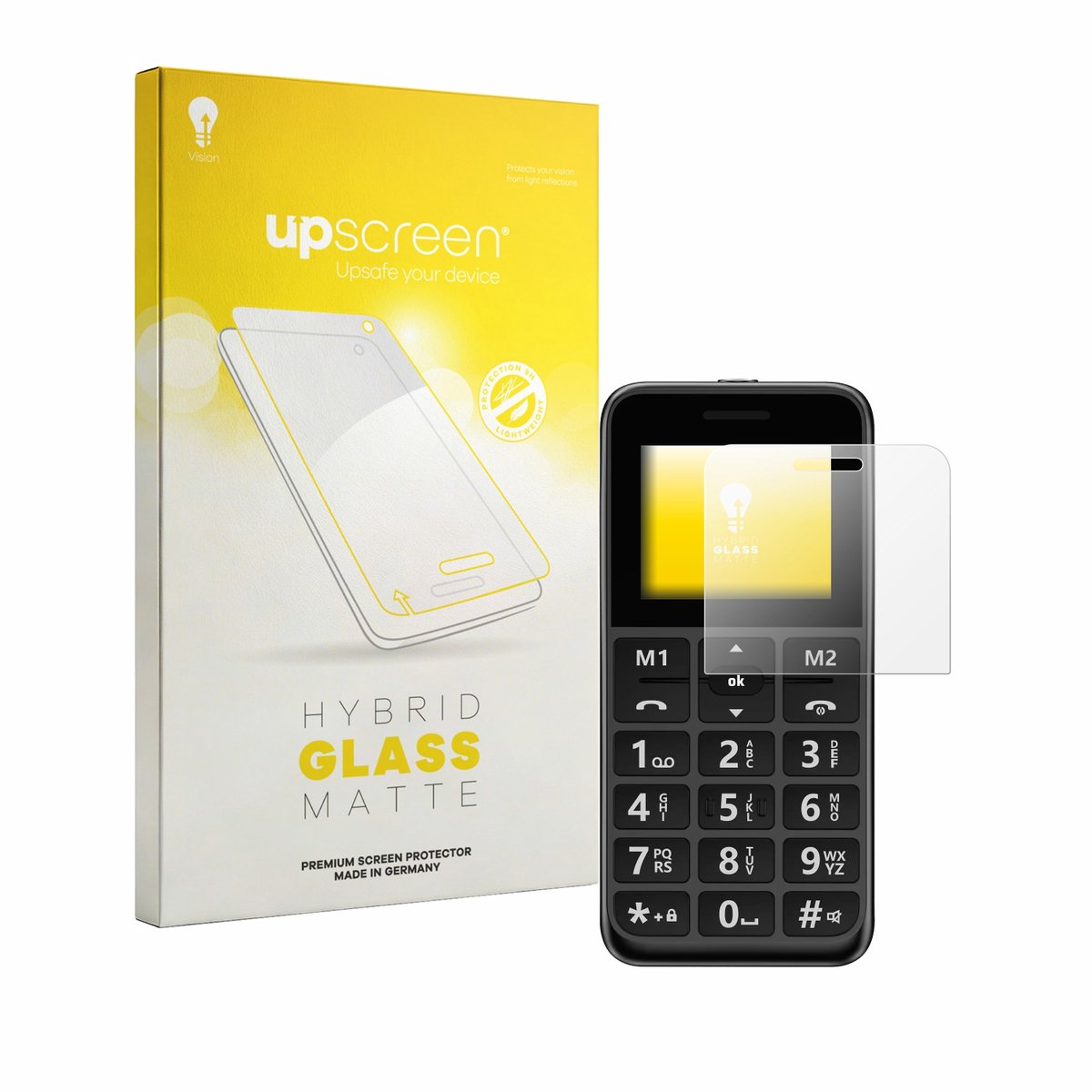 upscreen - Screenprotector voor Peaq PMP 92 - Folie Beschermfolie Beschermglas matte