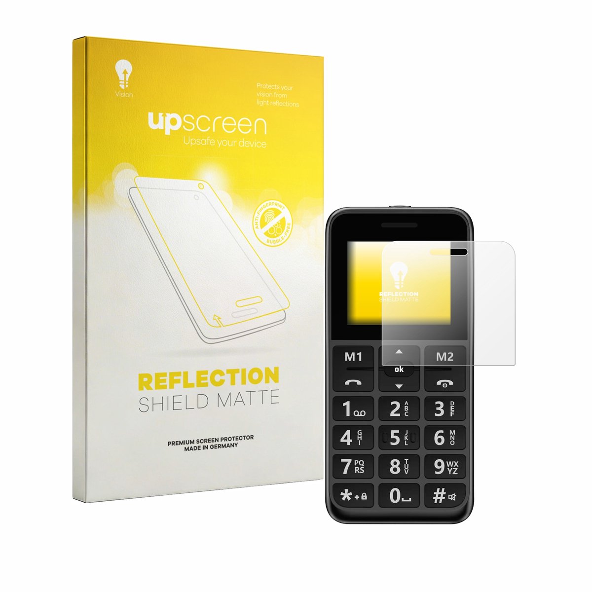 upscreen - Screenprotector voor Peaq PMP 92 - Folie Beschermfolie anti glare matte