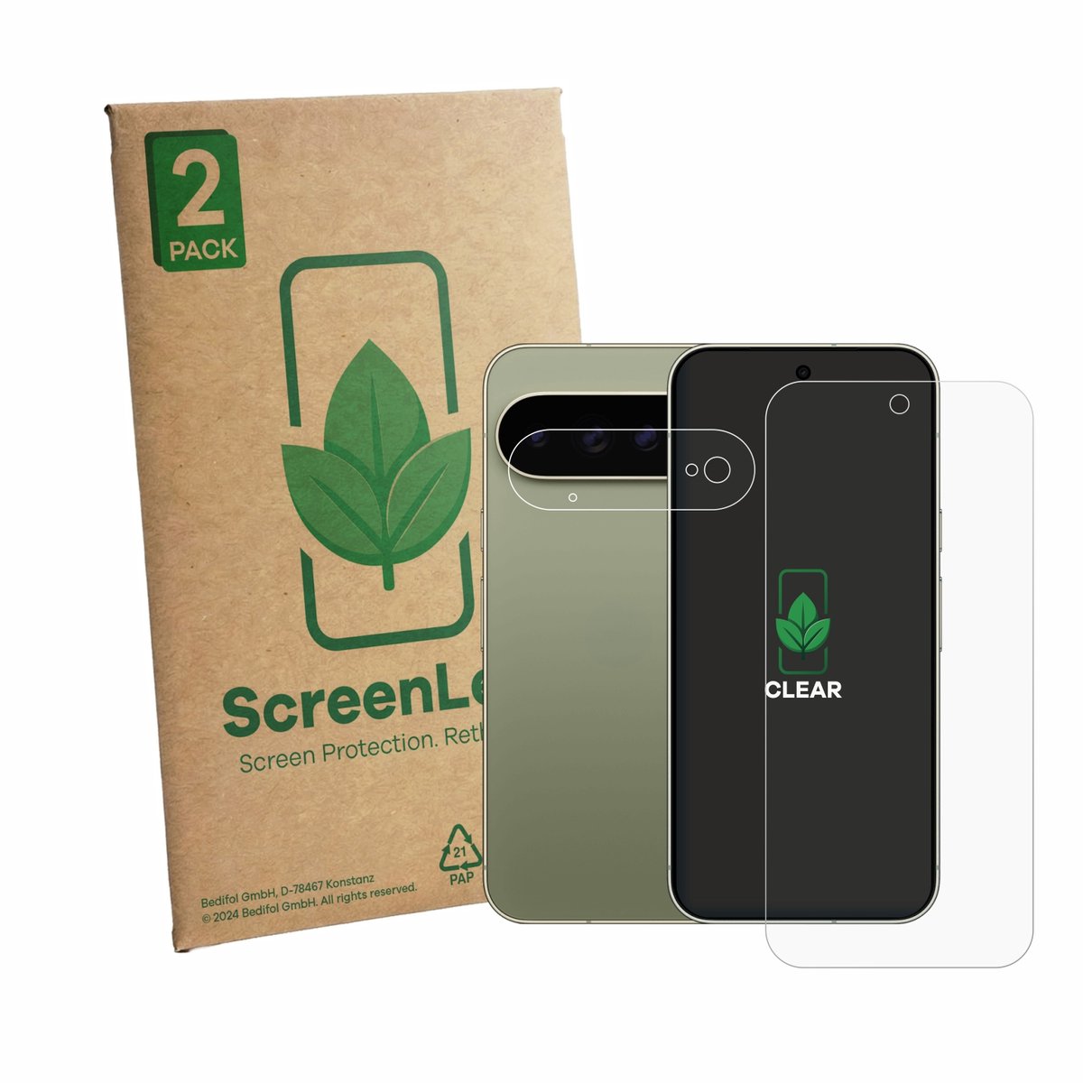 2 Stuks Screenprotector voor Google Pixel 11 Pro XL (Voor+Camera) - Hoogwaardige Beschermfolie transparant