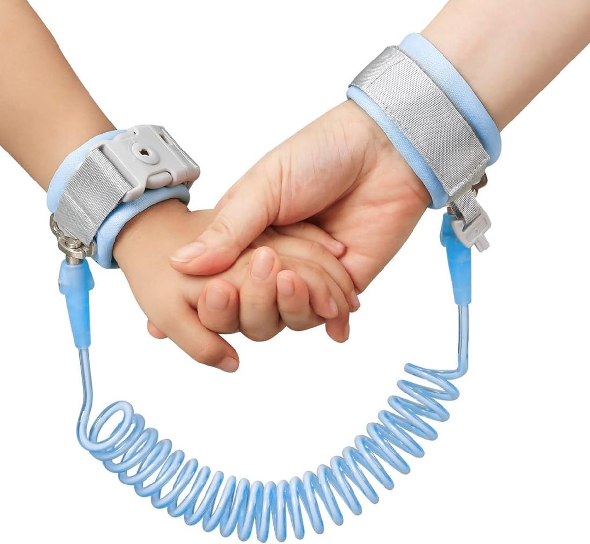 1 PCS Kinderveiligheidsarmband, 2,5 m lange riem voor kinderen, 360° draaibare anti-verliesarmband, Draagbare wandelriem voor kinderen, Blauw