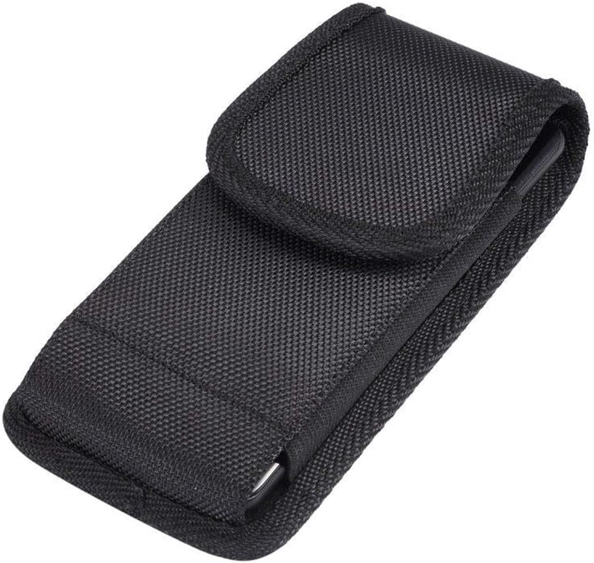 Case Cover Nylon met Metalen Clip Business voor LG D290g L Fino / D290AR L70 Fino - Zwart