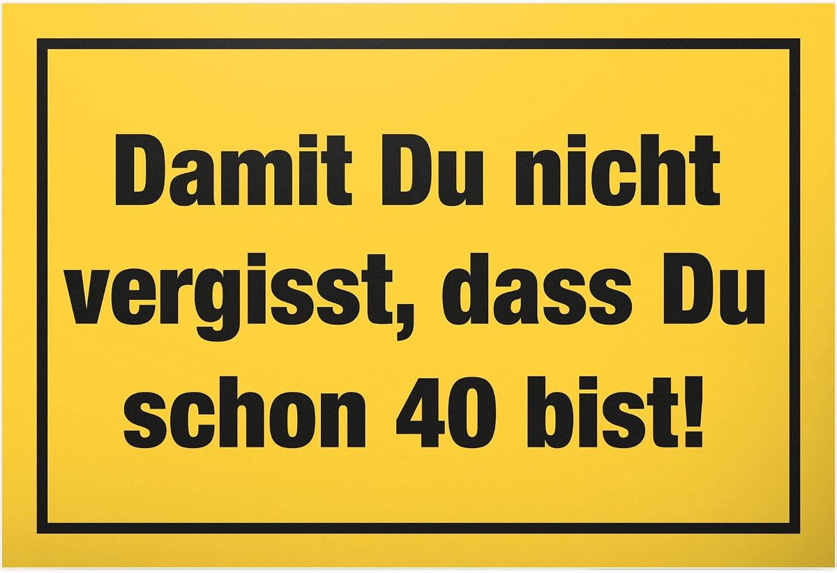 Gon 40 jaar Bist, plastic bord - cadeau 40e verjaardag beste vriend/vriendin, cadeau-idee verjaardagscadeau 40ten cadeau verjaardagsfeest