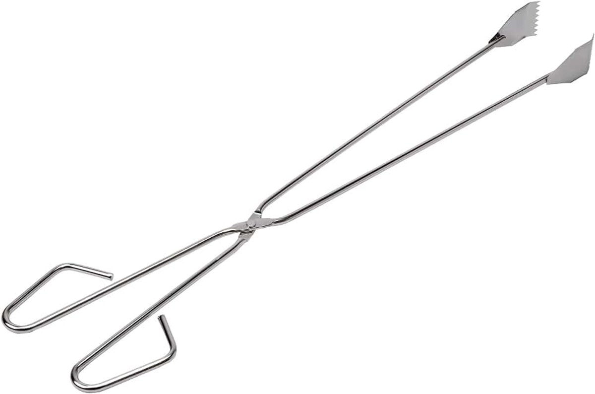 Grilltang van roestvrij staal, 55 cm.