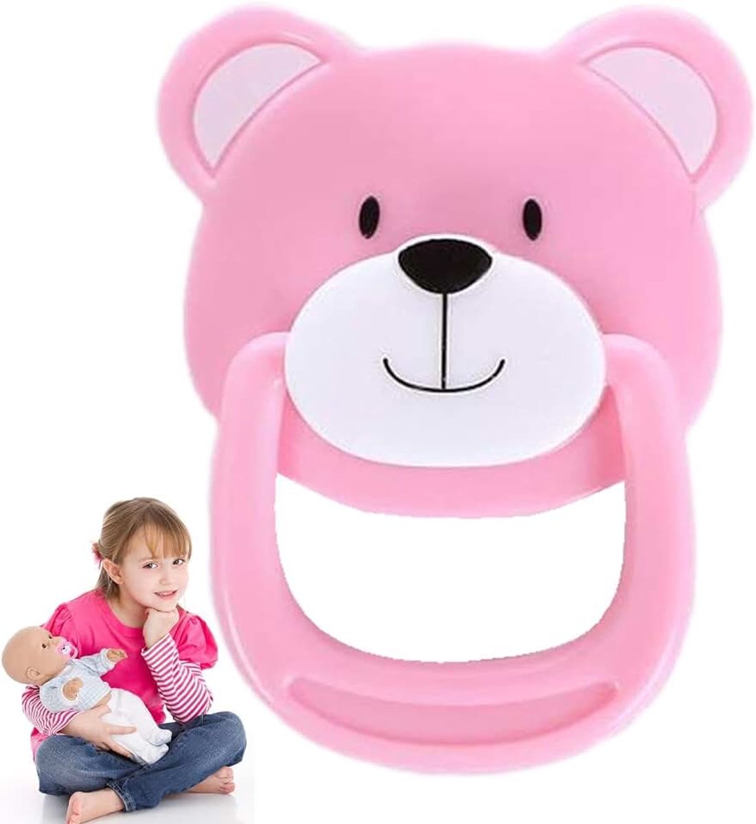 Fopspeen voor kinderen, fopspeen voor hergeboren poppen, poppenzuiger | kalmerende fopspeen voor babypoppen, berenpoppen voor de meeste
