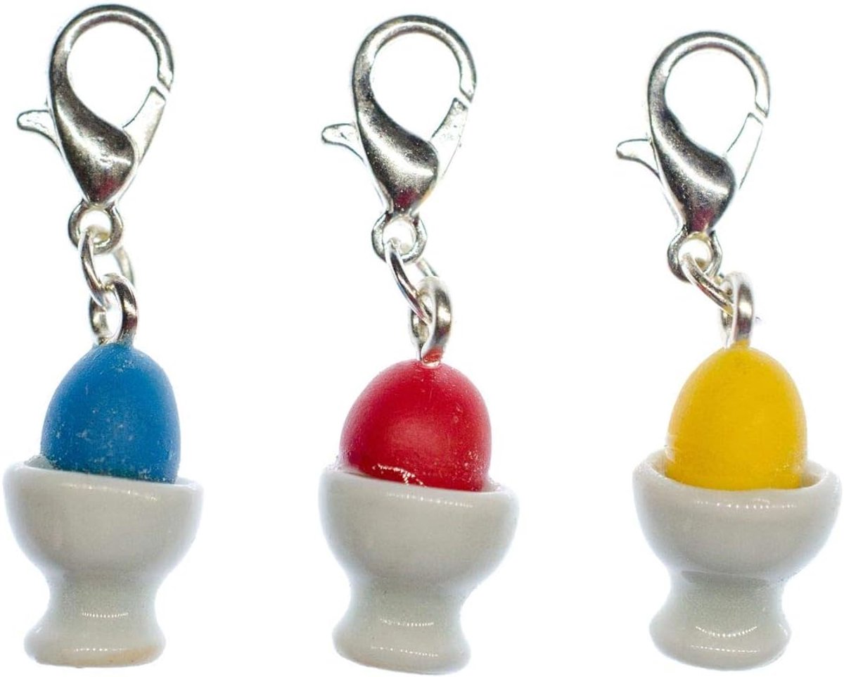 Pasen Ei Charm Ei Cup Ontbijt Kleurrijke Ei Hanger Porselein Keramisch