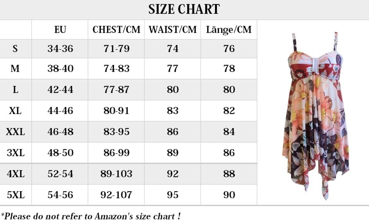 Tankini voor dames, buikweg, tweedelig, push-up, verstelbare schouderbanden, zwemjurk met slip, mesh, botanische print