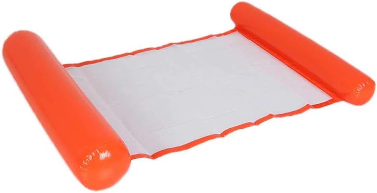 Netto Hangmatten Opvouwbare Dubbelgebruik Back-floating Drainage Op Drijvend Bed 116cmx73cm / Rode