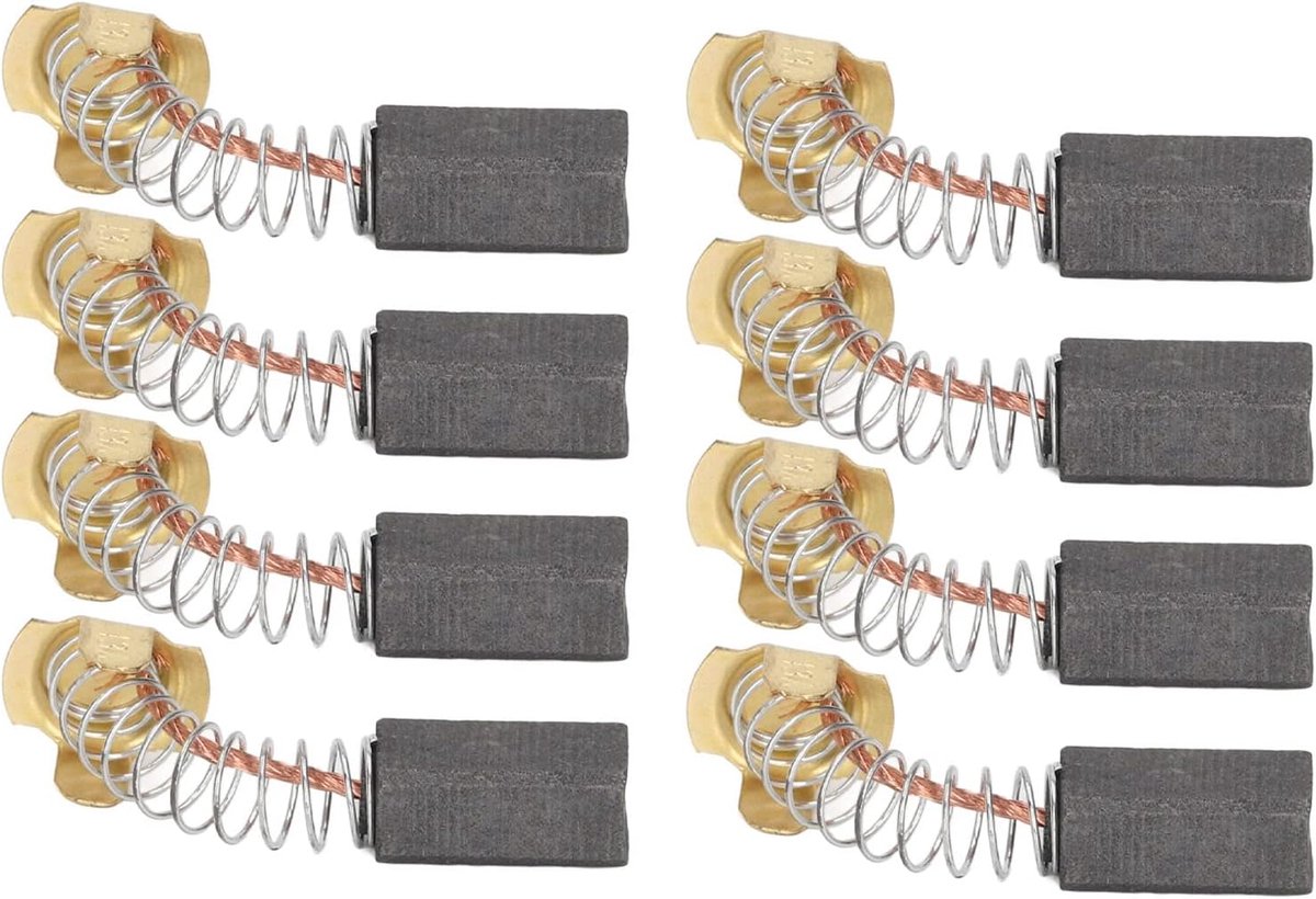 Koolborstel, Haakse Slijper, Koolborstel, Motorkoolborstel, Vervanging, Elektrische Reserveonderdelen, Ca. 7 X 11 X 16 Mm, Veerbelaste Reserveonderdelen, 20 Stuks, Standaard